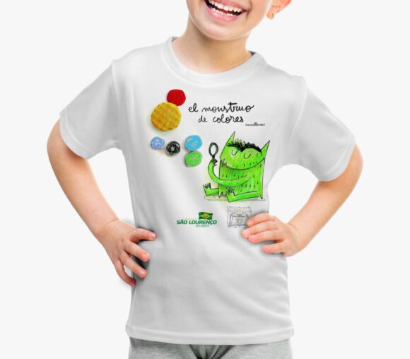 Camiseta El Monstruo de Colores - Imagem 3
