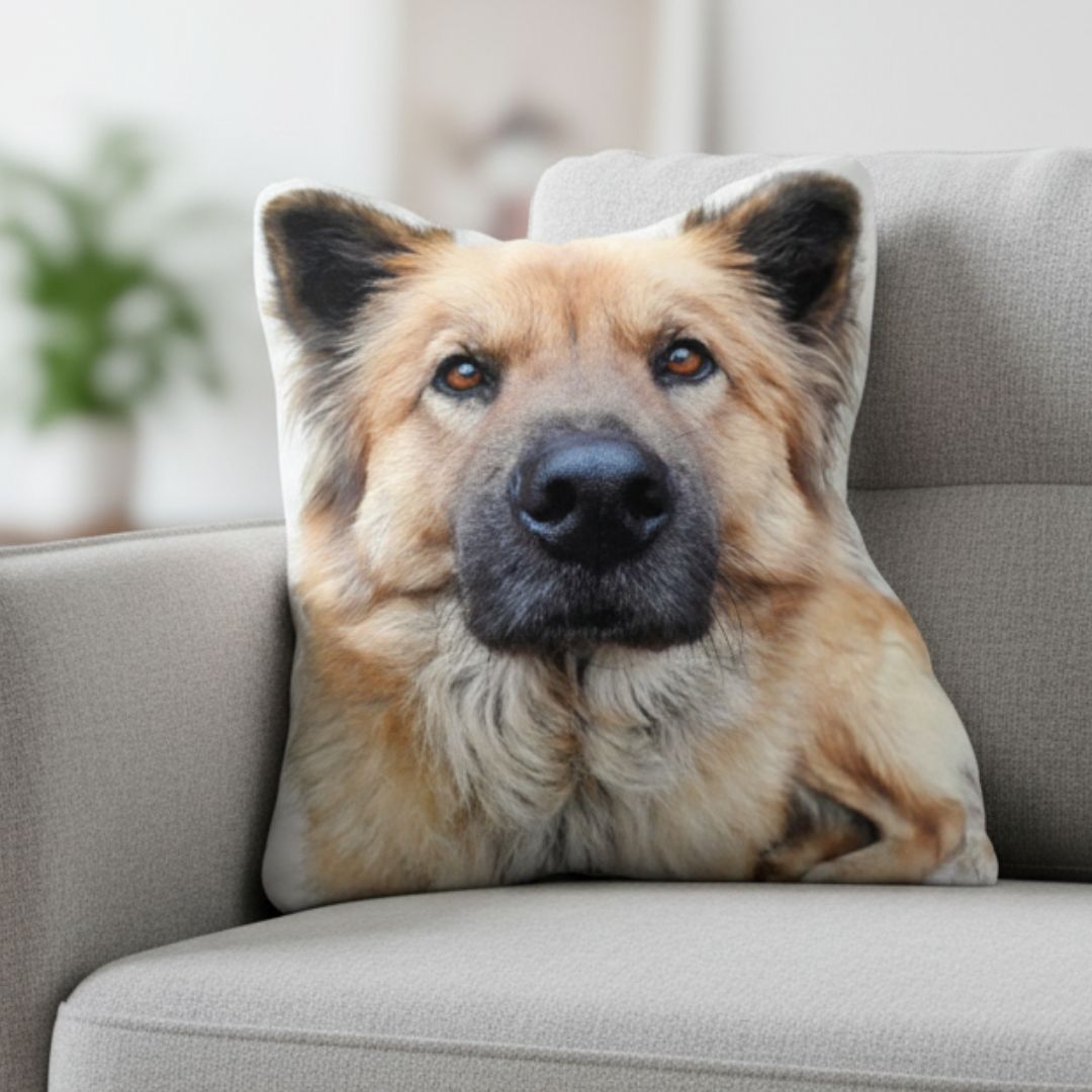 Almofada 3D Personalizada com o Seu Pet – Realista, Fofinha e Cheia de Amor